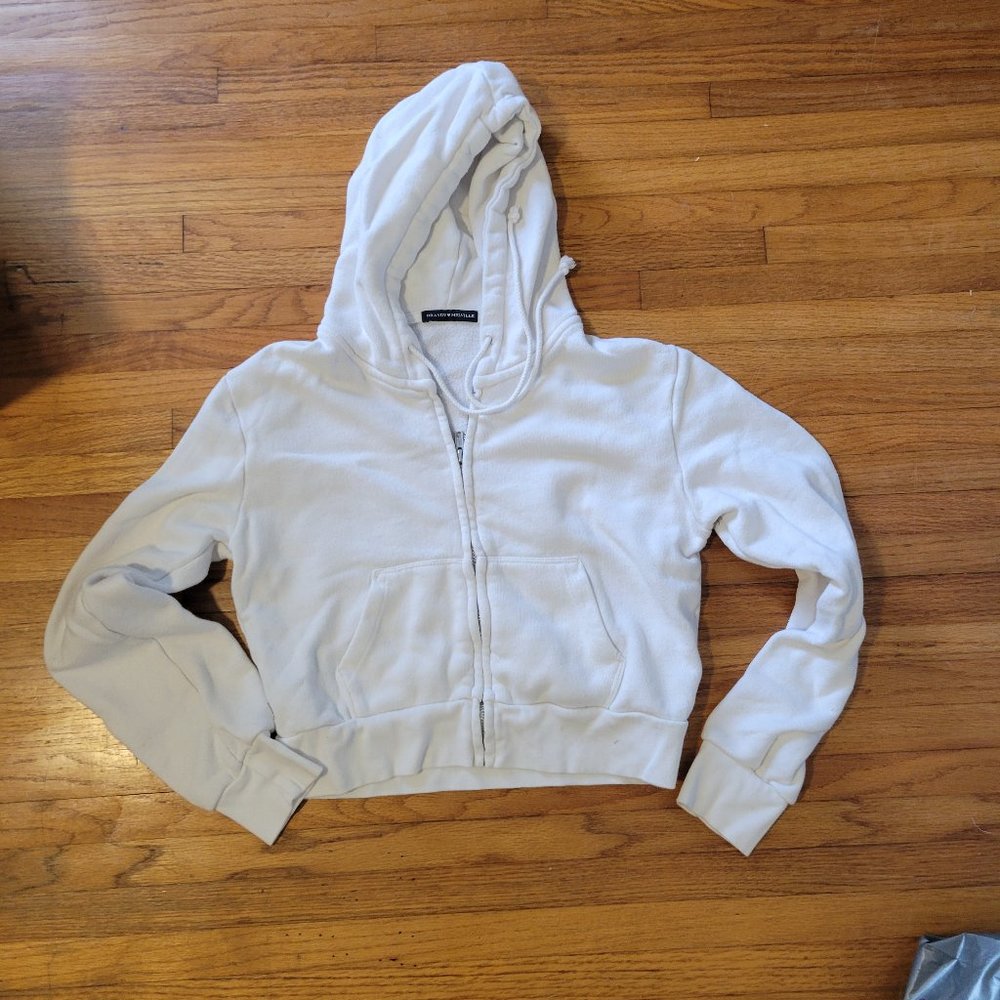 Brandy Melville white hoodie